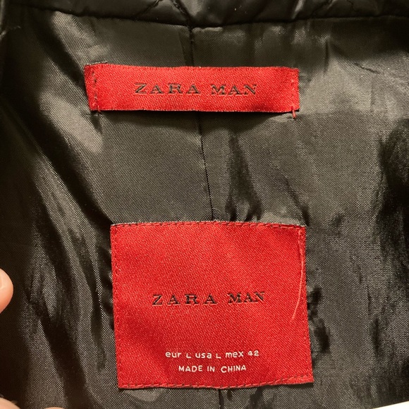 3/20 Zara men’s black vest size large - Picture 2 of 4